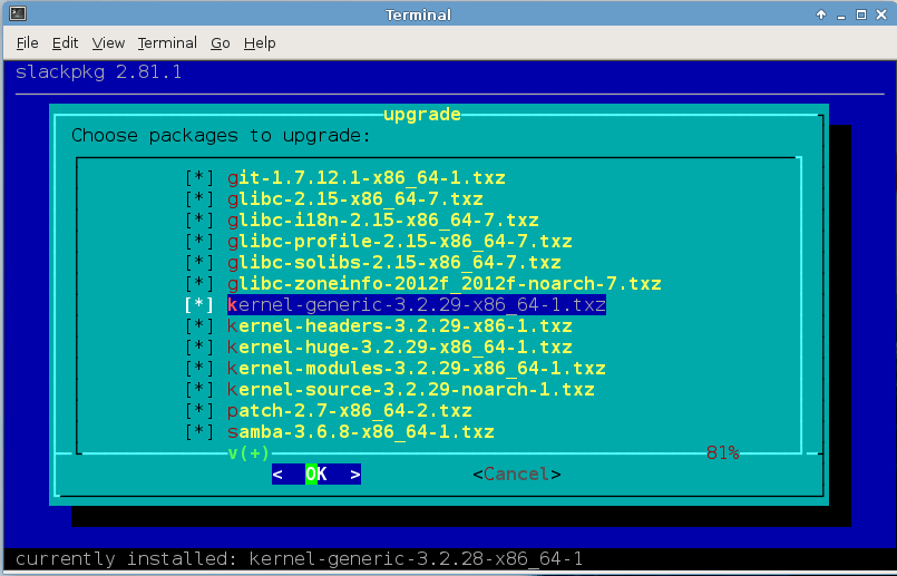 Slackware 14.0 - Slackpkg