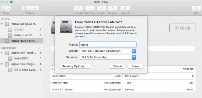 Sierra Disk Utility