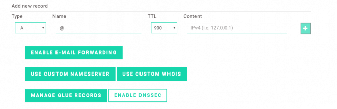 Njalla DNS management