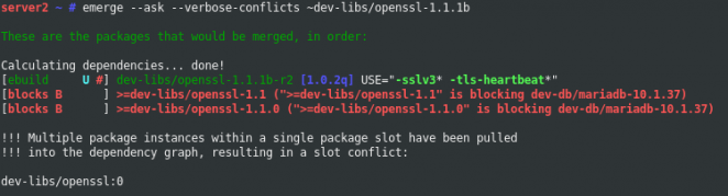 MariaDB blocking OpenSSL 1.1.1
