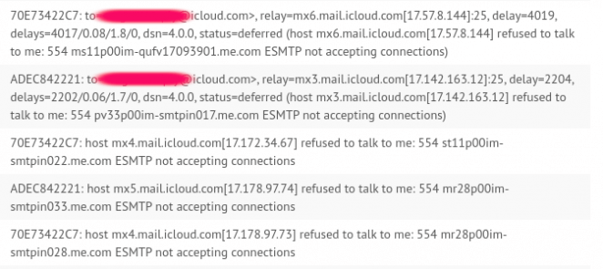 Apple icloud.com IP block