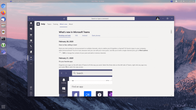 download microsoft teams linux