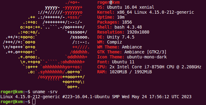 Ubuntu 16.04 ESM fully patched with Ubuntu Pro in 2023