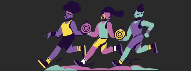 Onion runners illustration