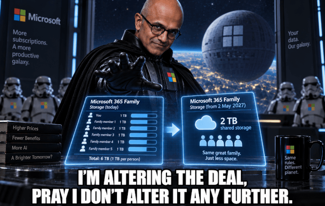 I'm altering the deal, pray I don't alter it any further